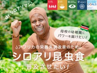 世界8億人の栄養失調を救う「シロアリ昆虫食」普及プロジェクト のトップ画像