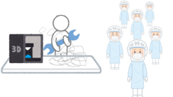 フェイスシールドを医療従事者へ配布したい のトップ画像