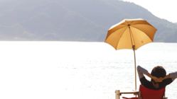 DIYで日陰を作って、青空の下でリモートワーク体験プロジェクト。 のトップ画像