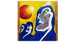 客観芸術の絵 F10号「アマテラス」の販売 のトップ画像