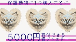 保護動物に寄付したくて、ジュエリーをつくりました のトップ画像