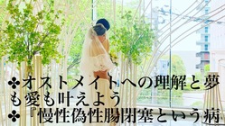 オストメイトの理解、慢性特発性偽性腸閉塞の認知、カバーで自信持とう のトップ画像