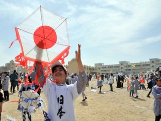 釜石とガザをつなぐ「夢と希望の凧揚げ交流会」を開催したい！