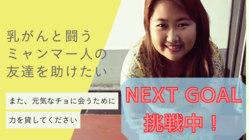 乳がんと闘うミャンマー人の友達を助けたい！ のトップ画像