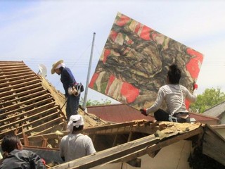 熊本地震で傷ついた田中憲一先生の絵画、御船の美術を守りたい！ のトップ画像