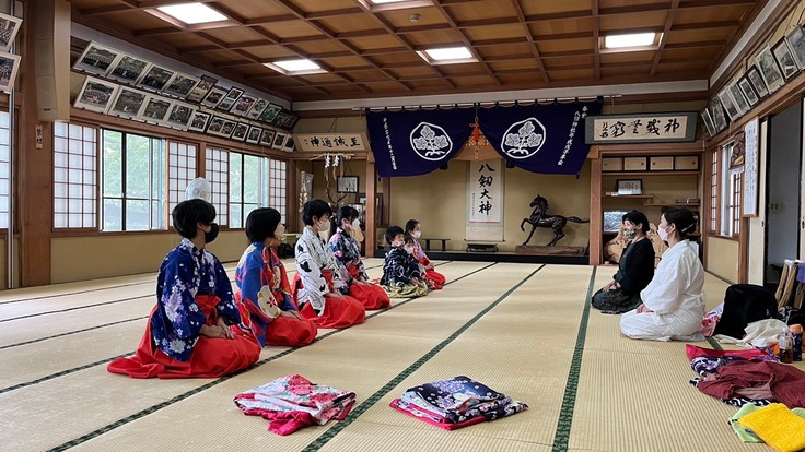 奉納舞台を通して日本の古き良き精神性を地元の子ども達に伝えたい！