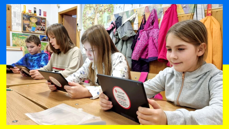 ウクライナの子どもたちに教育と平和を！避難先でのオンライン授業支援