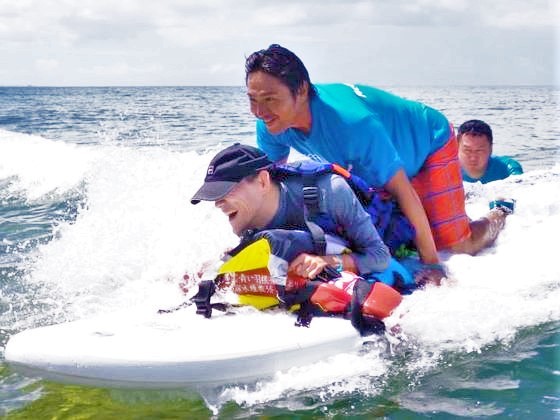 障がいを持つ方でも、自由に沖縄の海を楽しめる機会を提供したい