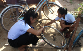 【自転車&自転車クラブのサポーター】＜自転車1台＞を子どもたちに届け、＜自転車クラブの設立継続＞をします
