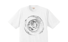 大杉1300年の年輪木版プリントTシャツ