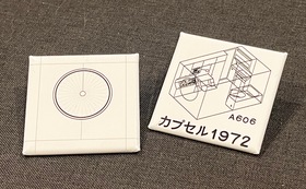A606のイラスト缶バッチ2個セット