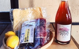 大三島みんなのワイナリー大三島産ワイン＆猪レモン鍋セット