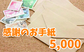 感謝のお手紙5,000円コース