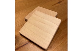 木造建築のプロが作る手作りコースター / 5枚