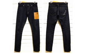 BeehiveJEANS 14oz selvedge 革ポケット付き
