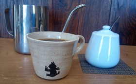 伝風堂オリジナルコーヒーカップ×２（直径８cmm　高さ６.５ｃｍｍ）