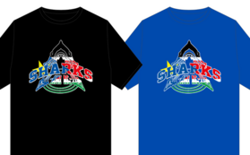 SHARKS×南スーダンデザイン　　半袖Tシャツ