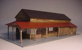 オーダーメイドHO ゲージ駅舎精密建築模型（九州内国鉄駅対象４駅舎を選択）