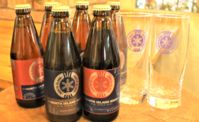 【ノースアイランドビール】ピルスナー3本・ヴァイツエン3本 ＋専用グラス2種